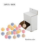24 Pcs Box Interactive Sisal Ball Toy Durable Scratch - Resistant Cat Play Toy - GreenFur