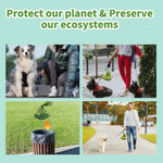270 Bags Eco - Friendly 1.5 Microns HDPE EPI Biodegradable Cat Dog Poop Bag - GreenFur