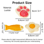 Cute Scratch Resistant Natural Loofah Pet Cat Toy