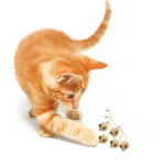 2Pcs Interactive Sisal Mouse Cat Toy Set with Bell - GreenFur