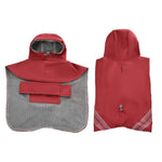 2XL, 3XL Size Cape - Style Waterproof PU Fabric Dog Raincoat - GreenFur