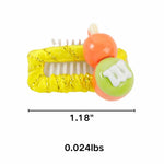 3 as Pack No - Slip Resin Hair Clip Cute Pet Hair Accessory for Dogs and Cats - GreenFur