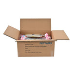 3 - Color Assorted Pom - pom Cat Teaser Wand with Ribbons and Bells - GreenFur