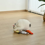 3 - Color Assorted Realistic Fish Style Plush Cat Toy with Catnip - GreenFur