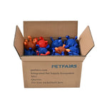 3 - Color Assorted Treat Dispensing TPR Dog Chewing Toy with Bell - GreenFur