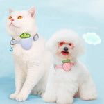 3 Color Option Adorable Fruit Design Pet Collar - GreenFur