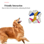 3 Colours Tough Teeth Cleaning Dog Bone Chew Toy - GreenFur