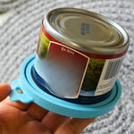 3 In 1 Cat Dog Food Sealing Three Ring Design Silicone Pet Can Lid - GreenFur