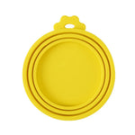 3 In 1 Cat Dog Food Sealing Three Ring Design Silicone Pet Can Lid - GreenFur