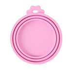 3 In 1 Cat Dog Food Sealing Three Ring Design Silicone Pet Can Lid - GreenFur