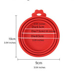 3 In 1 Cat Dog Food Sealing Three Ring Design Silicone Pet Can Lid - GreenFur