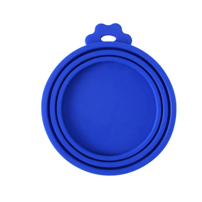 3 In 1 Cat Dog Food Sealing Three Ring Design Silicone Pet Can Lid - GreenFur