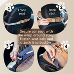 3 - in - 1 Pet Carrier Bag Dog Car Seat Booster and Bed for Small Dogs and Cats - GreenFur