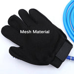3 - in - 1 Pet Grooming Glove Deshedding Brush Shower Spray Hair Remover for Dogs and Cats - GreenFur