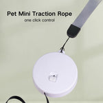 3 Meter Traction Rope Mini Palm Small Dog Retractable Leash - GreenFur