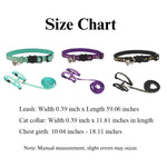 3 Pack Collar Harness Leash for Cats and Dogs - GreenFur