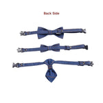 3 Pack Denim Bow Tie Collar with Adjustable Neck Strap for Cats and Dogs - GreenFur