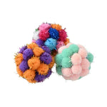 3 Pack Interactive Glitter Toy Ball with Bell for Cats - GreenFur