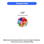 3 Pack Interactive Glitter Toy Ball with Bell for Cats - GreenFur