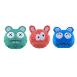 3 Pack Monster Plush Cat Toy with Catnip Soft Durable Design - GreenFur