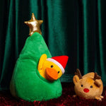 3 Pcs Festive Gift Set Christmas Interactive Dog Treat Dispensing Toy - GreenFur