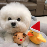 3 Pcs Festive Gift Set Christmas Interactive Dog Treat Dispensing Toy - GreenFur