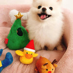 3 Pcs Festive Gift Set Christmas Interactive Dog Treat Dispensing Toy - GreenFur