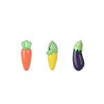 3 PCS Packing Carrot Eggplant Corn Vegetable Dog Squeaky Chew Toys - GreenFur