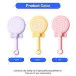 3 PCS Parrot Lollipop Shaker Toy Bird Cage Hangable Sound Play Stick - GreenFur