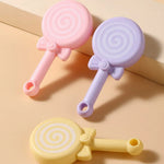 3 PCS Parrot Lollipop Shaker Toy Bird Cage Hangable Sound Play Stick - GreenFur