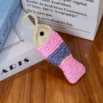 3 Pcs Sisal Fish Cat Toy with Hanging Rope for Chewing and Interactive Play - GreenFur