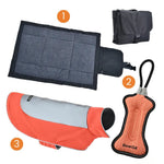 3 - Piece Set 2XL, 3XL Size Orange Dog Outdoor Collection - GreenFur