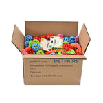3 - Piece Set Colorful TPR Cat Chasing Toy with a Plush Tail - GreenFur