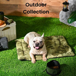 3 - Piece Set Portable Camouflage Dog Outdoor Collection - GreenFur