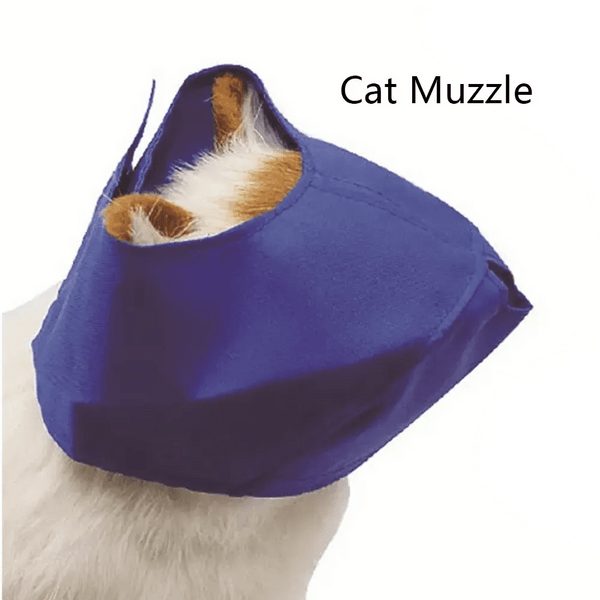 3 Sizes Breathable Mesh Cat Muzzle for Grooming - GreenFur