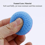 35 Pack Latex Foam Cat Toy Ball Double Color Interactive Chase Self Play Toy - GreenFur