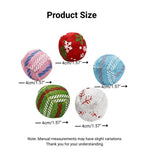 35 PCS Box Cat Toy Set Colorful Fabric Ball Collection - GreenFur