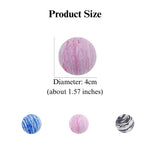 35 Pcs Box EVA Planet Texture Ball Interactive Cat Toy Self Play Toy - GreenFur