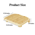3.54" Double Layer Cat Litter Mat Anti - Tracking for Litter Box - GreenFur