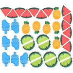 36 Pack Summer Series Mix Sample Box Water Fill Squeaky Pet Chew Toy - GreenFur