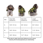 3D Turtle Shell Pattern Halloween Pet Costume Outfit - GreenFur