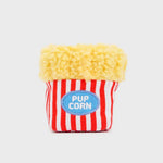 3PCS Popcorn Shaped Squeaky and Crinkle Dog Toys Set - GreenFur