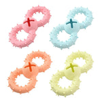 4 - Color Assorted Beef Flavor Foamed TPR Dog Chewing and Treating Toy - GreenFur