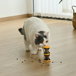 4 - Color Assorted Funnel - Style Treat Dispensing Design Cat Chaser Toy - GreenFur