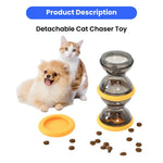 4 - Color Assorted Funnel - Style Treat Dispensing Design Cat Chaser Toy - GreenFur