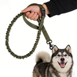 4 Color Option Outdoor Dog Walking Tactical Leash - GreenFur