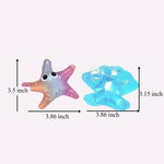 4 Pack Cute Starfish and Shell Shaped Scratching and Playing Toy for Cat - GreenFur