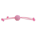 4 Pack Durable Soft Tube Cotton Rope Ball Cat Toy - GreenFur