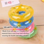4 Pack Mini Floating Pool Ring Toy for Dogs Bath Time - GreenFur