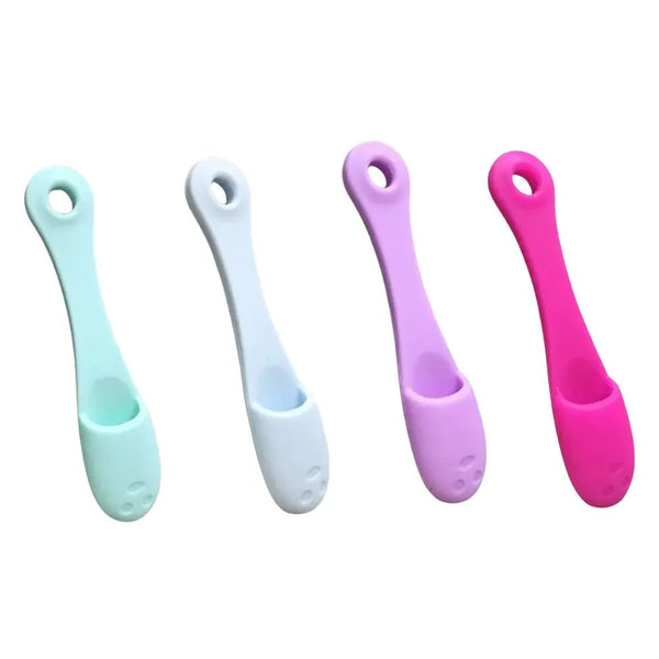 4 Pack Soft Silicone Finger Cat Toothbrush for Oral Care - GreenFur